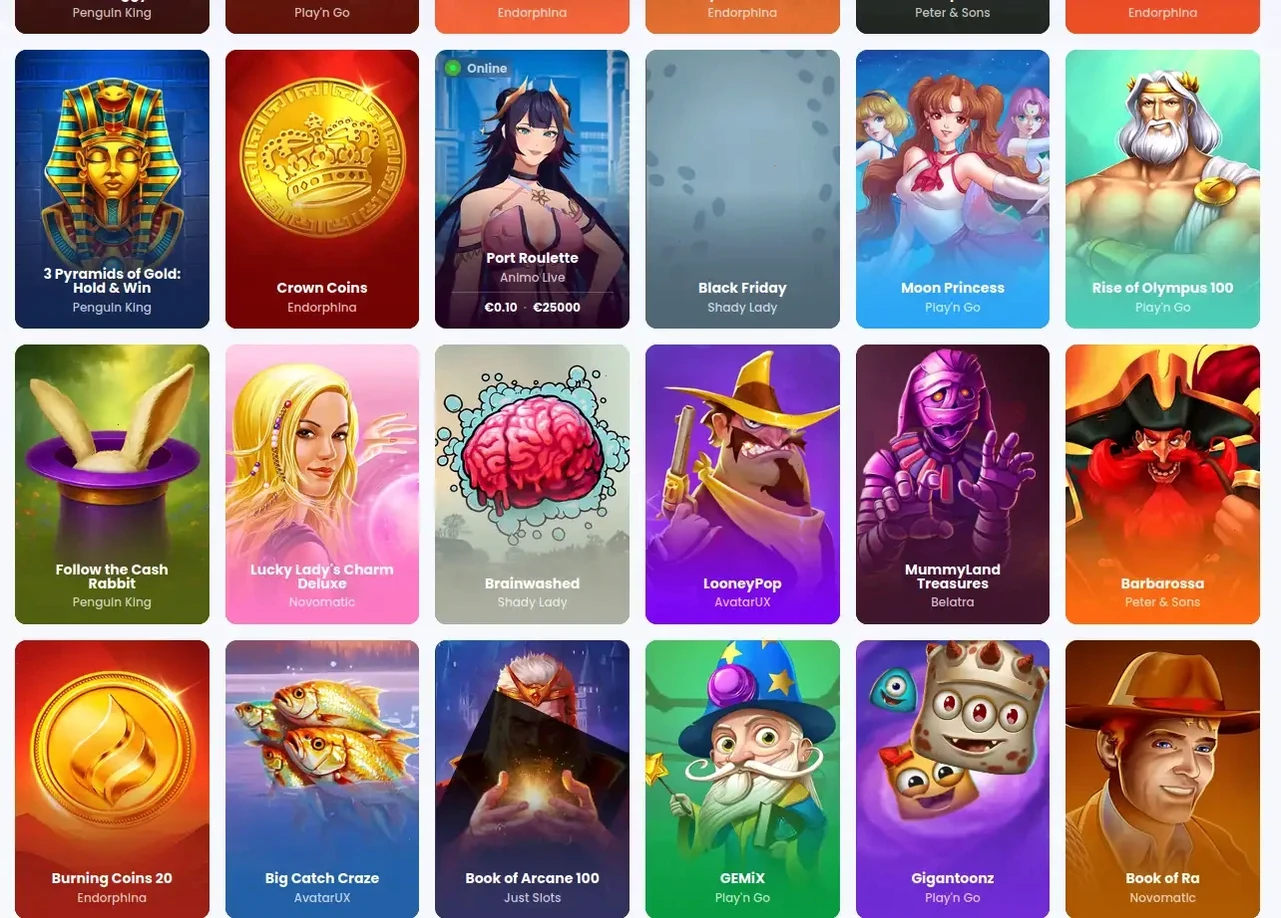 Lucky Elf Casino Übersicht